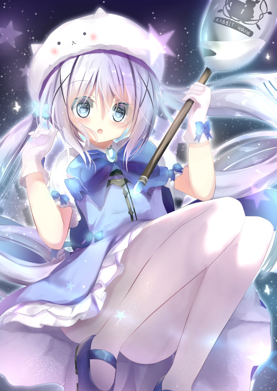 dress gochuumon_wa_usagi_desu_ka? kafuu_chino pantyhose tippy_(gochiusa) yonjyuugo