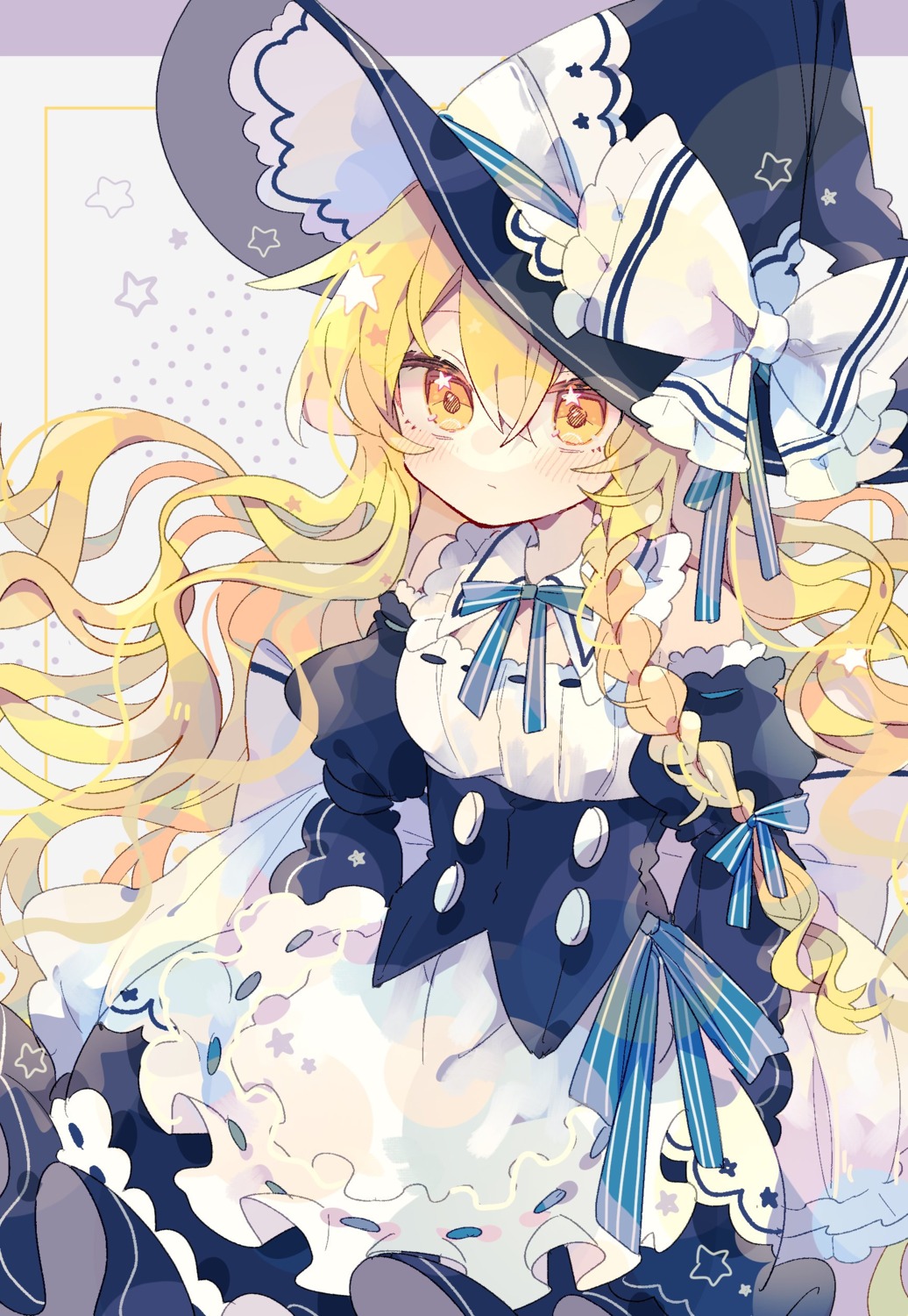 kirisame_marisa nikorashika touhou witch