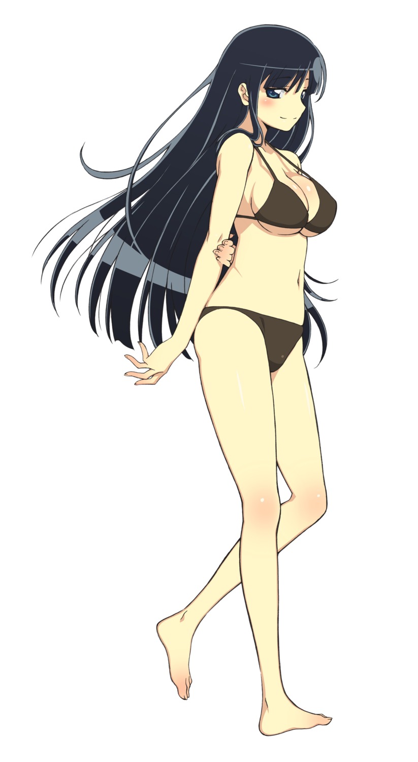 bikini cleavage ikaruga senran_kagura swimsuits torii_takashi