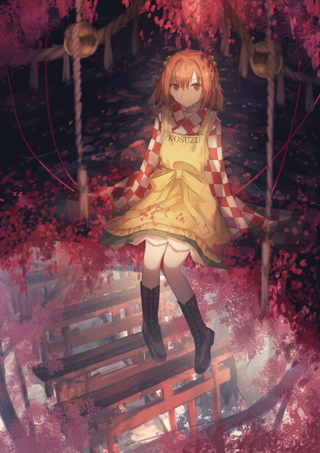 japanese_clothes motoori_kosuzu thkani touhou