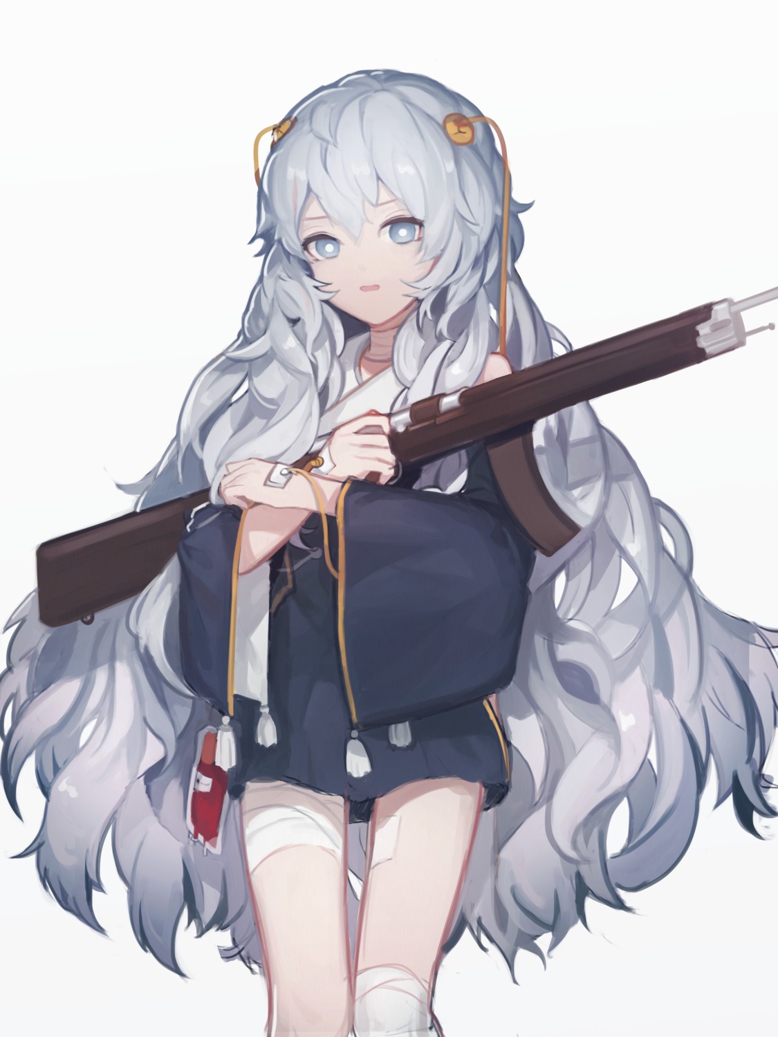 bandages girls_frontline gun ribeyrolles_1918_(girls_frontline) senki