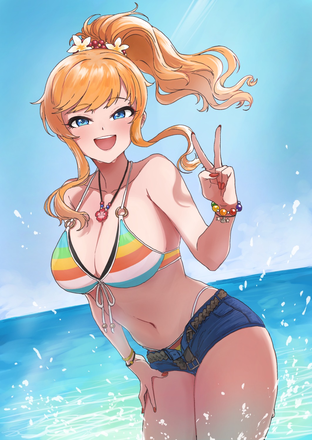 bikini ootsuki_yui swimsuits the_idolm@ster the_idolm@ster_cinderella_girls ushimochi