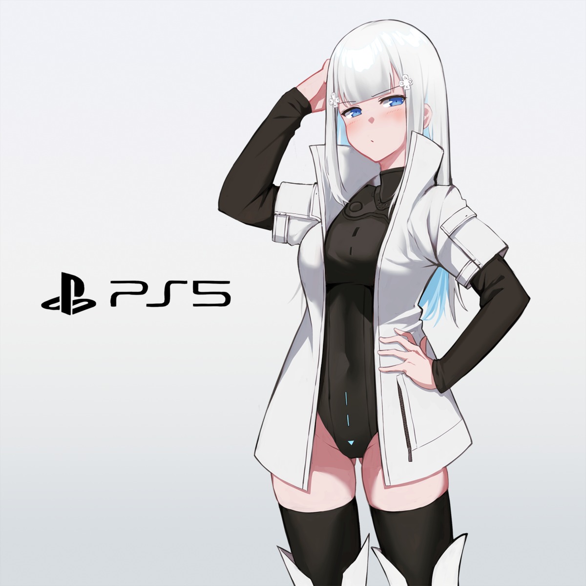 bishi_(bishi) leotard os-tan ps5-tan thighhighs