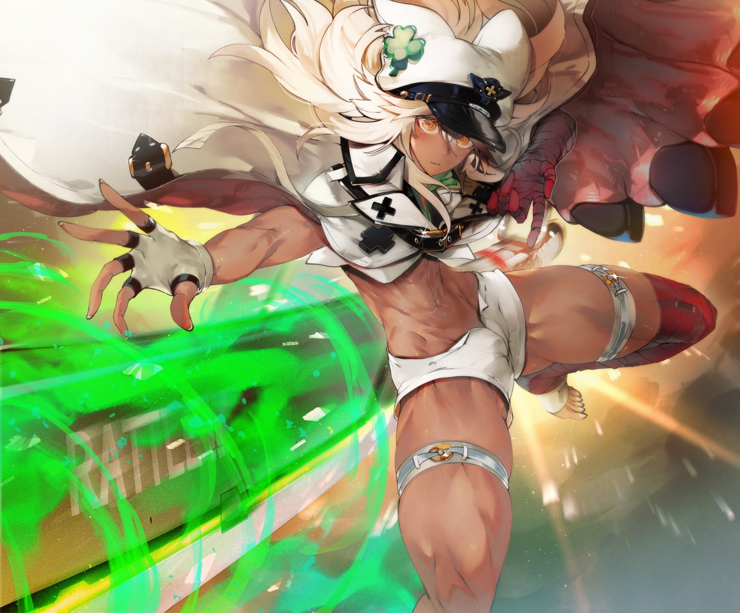 garter nishiide_kengorou ramlethal_valentine thighhighs