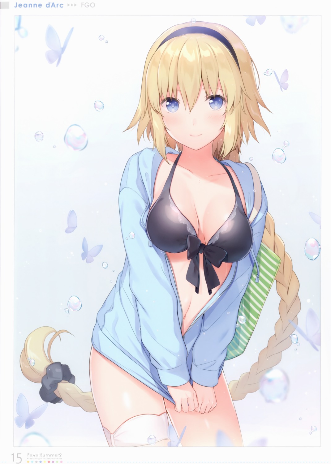 6u bikini cleavage eternal_land fate/grand_order garter jeanne_d'arc jeanne_d'arc_(fate) swimsuits