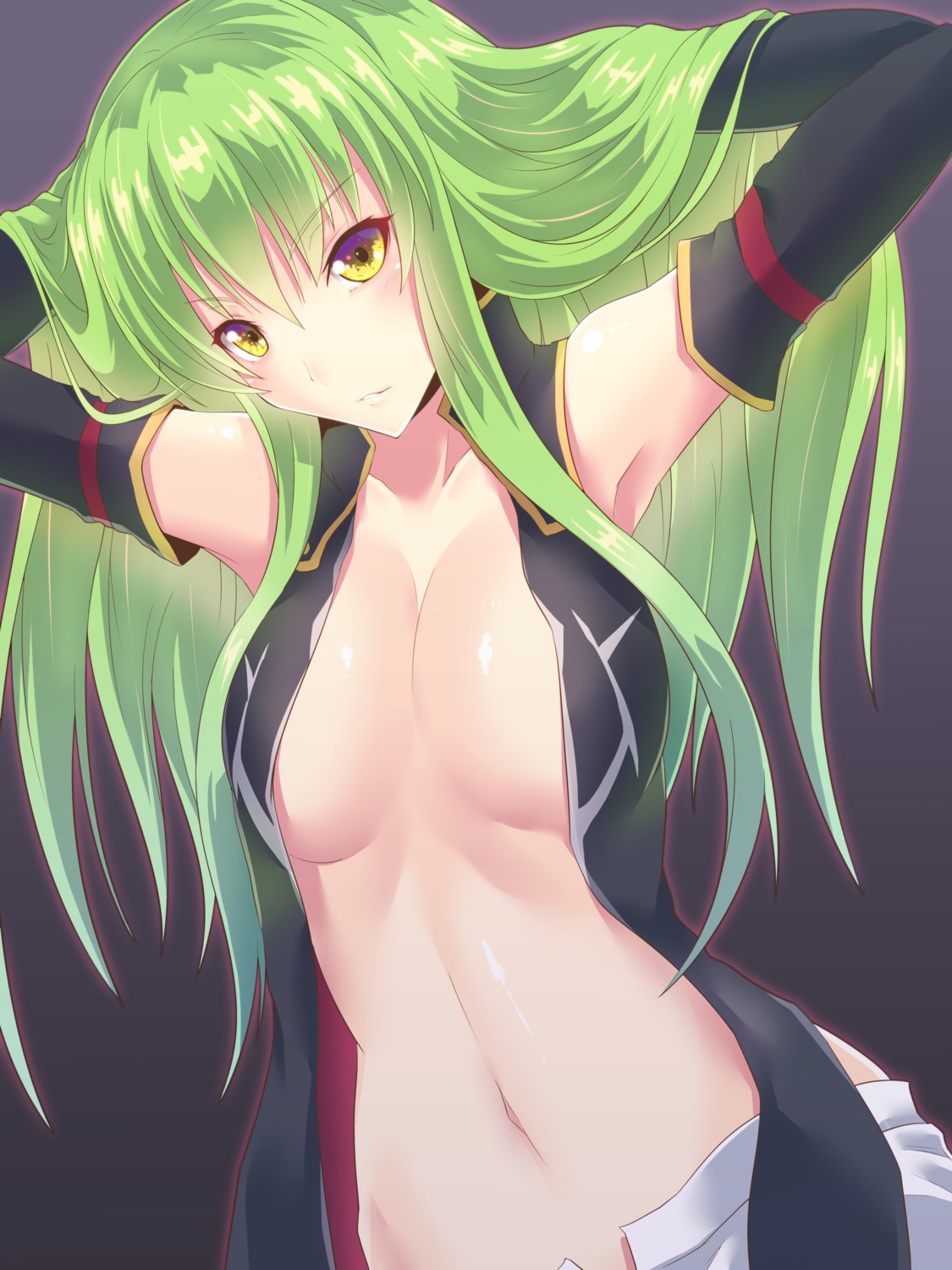 c.c. code_geass koumei_hana no_bra open_shirt