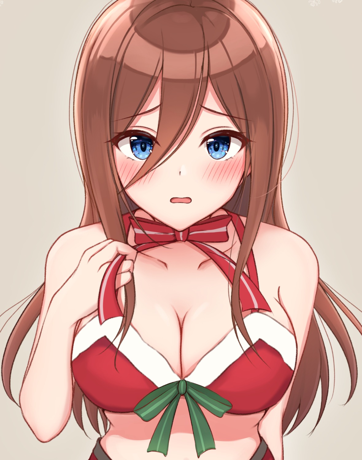 5-toubun_no_hanayome bra christmas cleavage nakano_miku yukiunag1