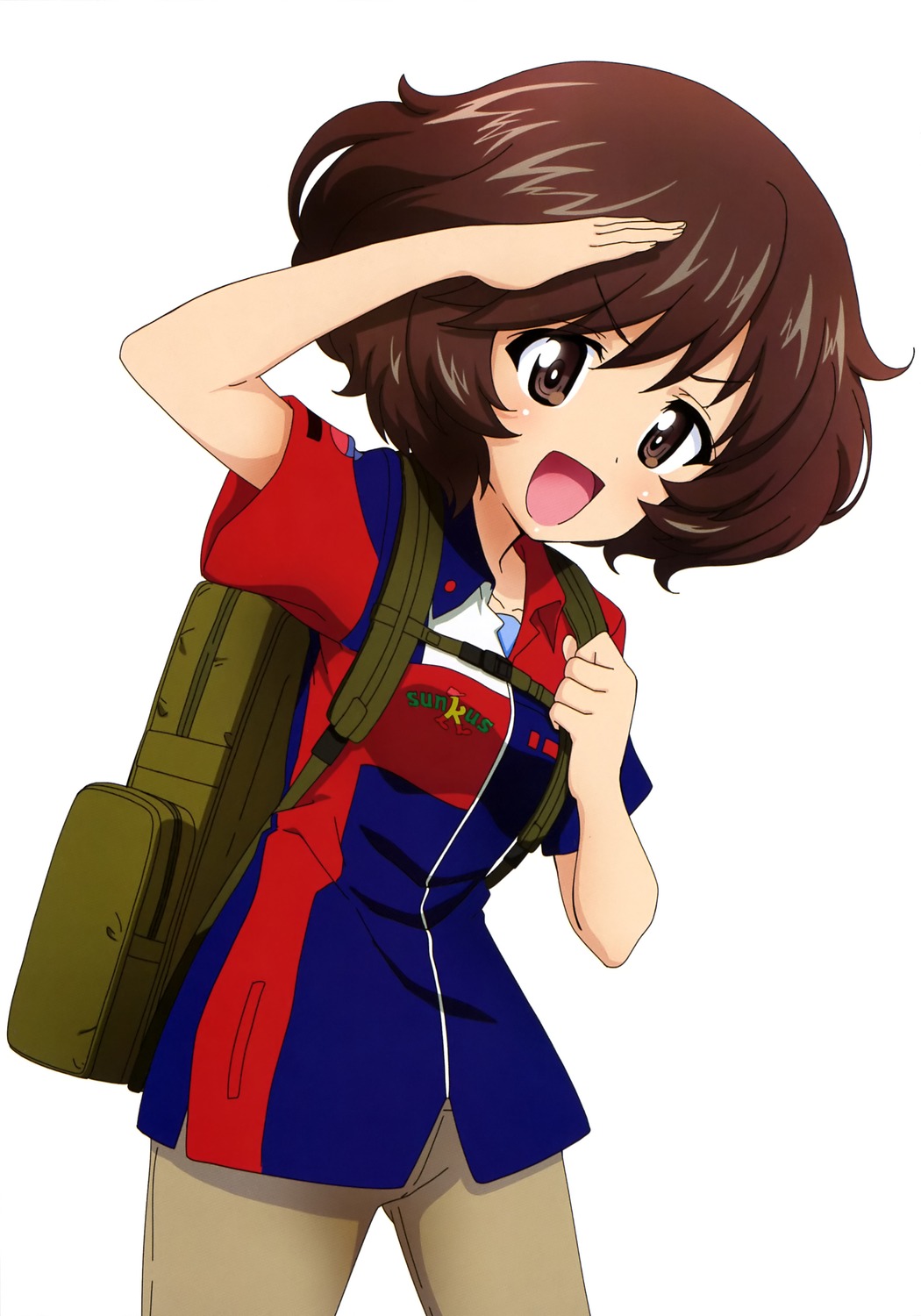 akiyama_yukari girls_und_panzer kanau uniform