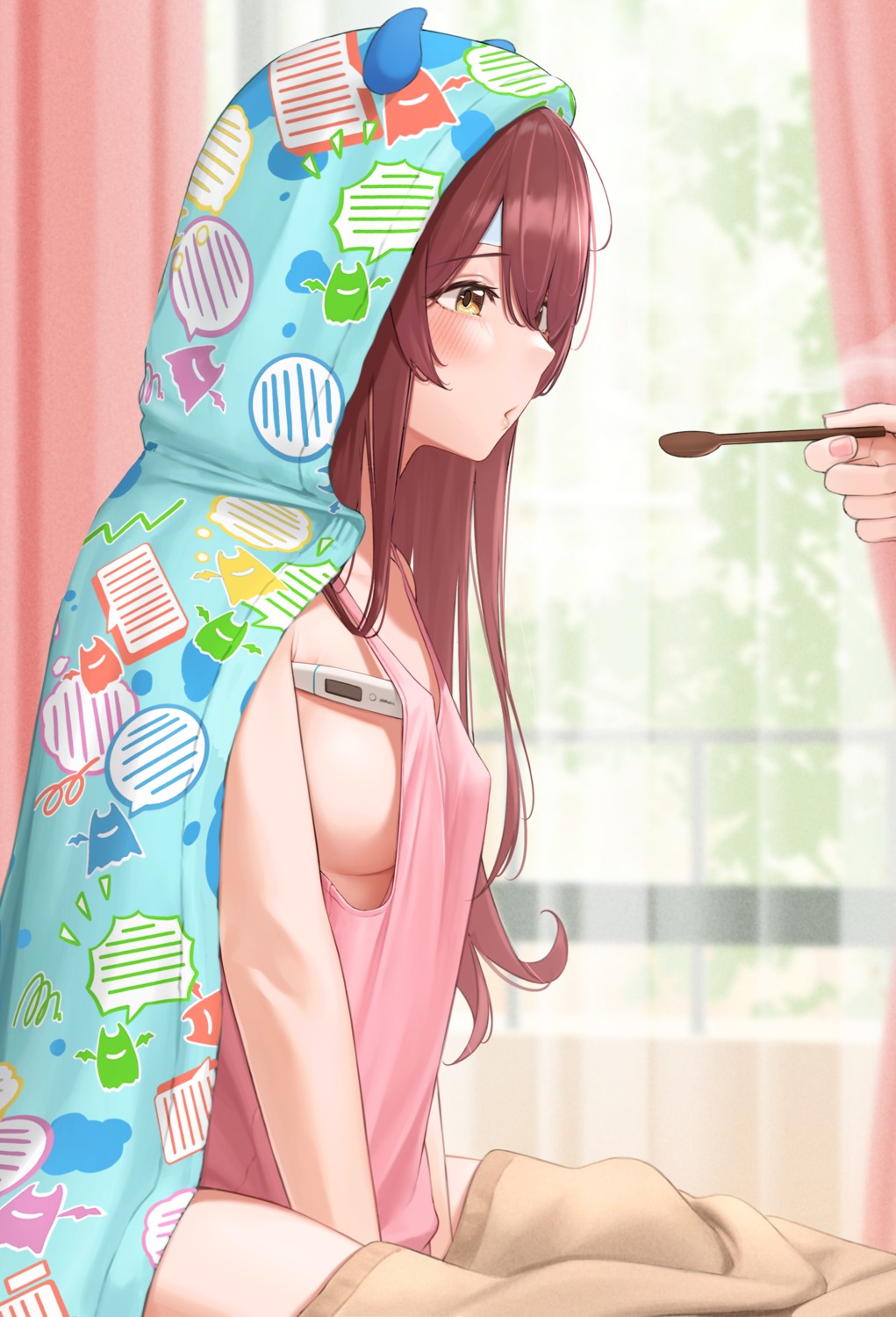 erect_nipples hibinpo no_bra oosaki_tenka sheets the_idolm@ster the_idolm@ster_shiny_colors