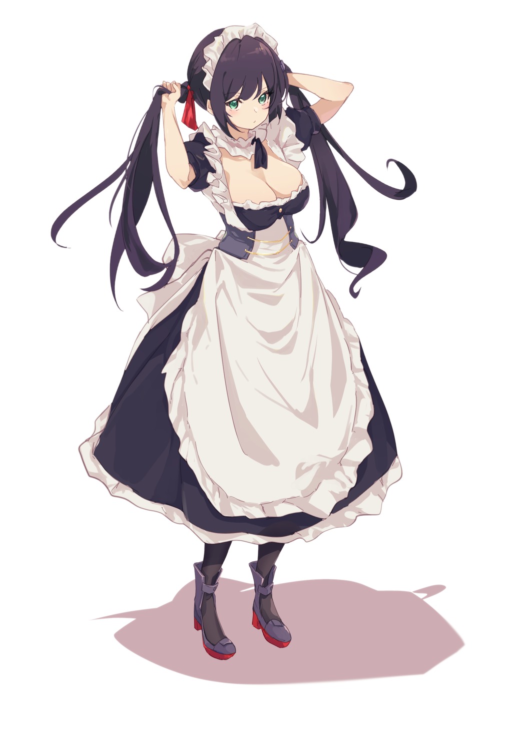 suwakana azur lane glasgow (azur lane) heels maid no bra | #835602 ...