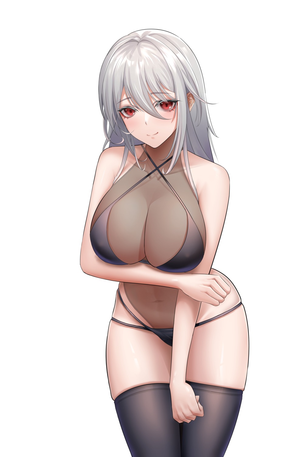 bikini constantine-xii see_through swimsuits thighhighs