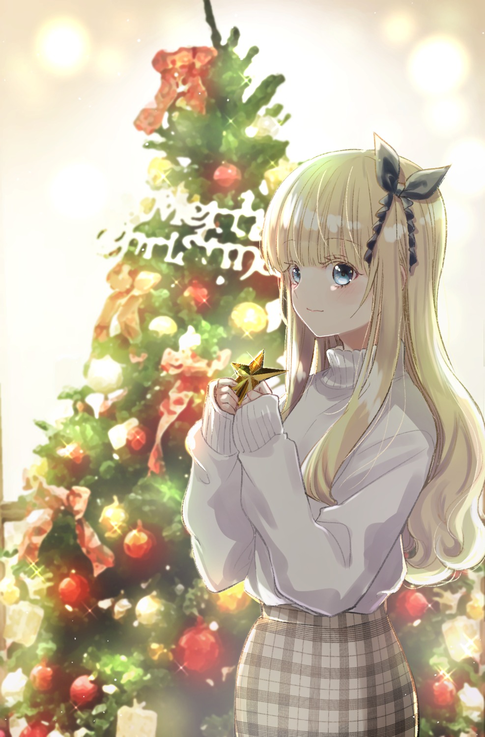 christmas juliet_persia kaneda_yousuke kishuku_gakkou_no_juliet sweater