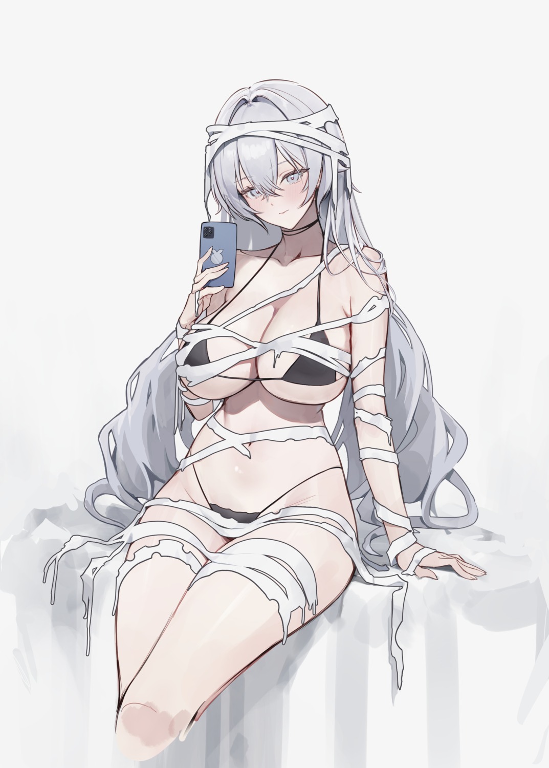 @shuntarou bandages benghuai_xueyuan bikini bronya_zaychik honkai_impact selfie swimsuits