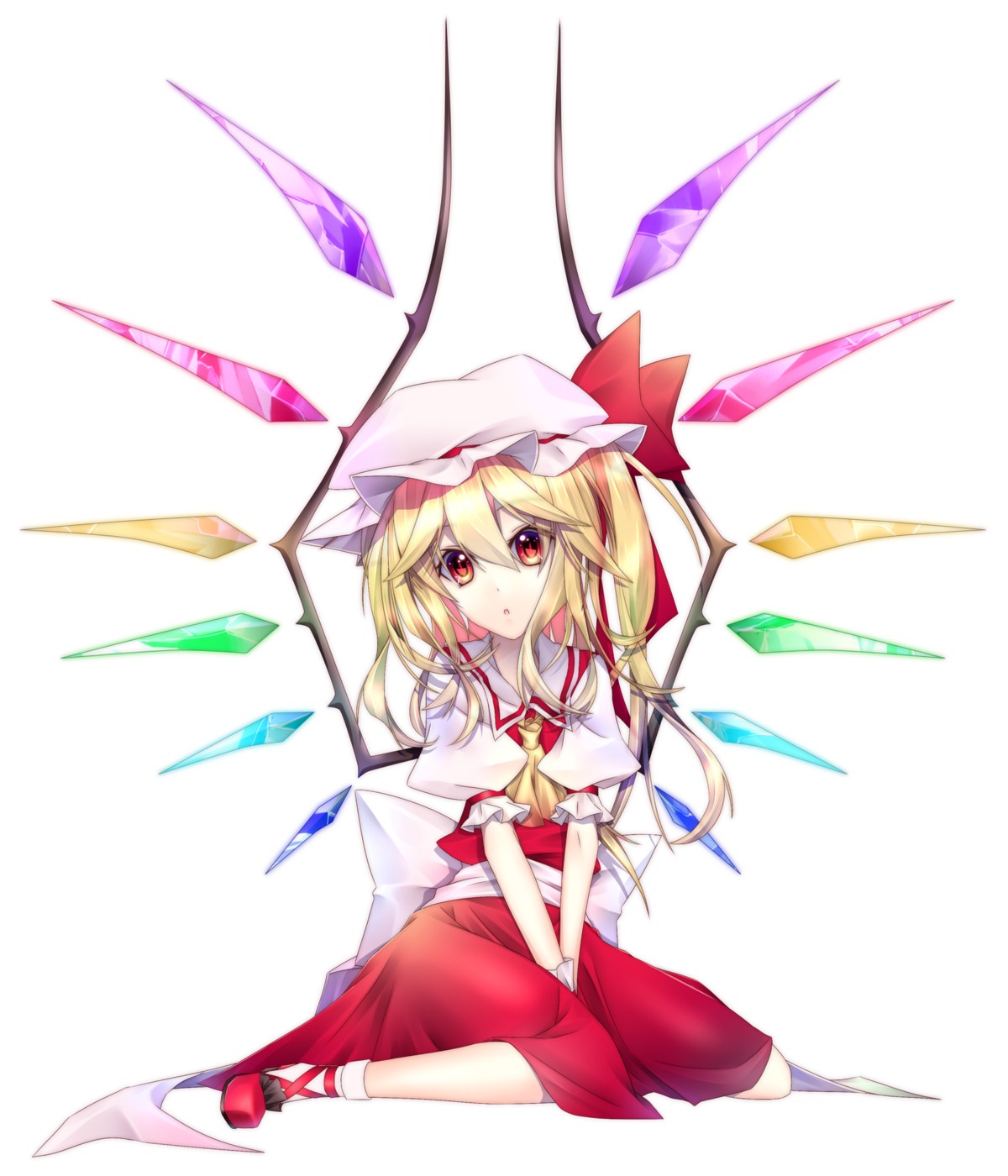 flandre_scarlet kawasaki_toiro touhou wings