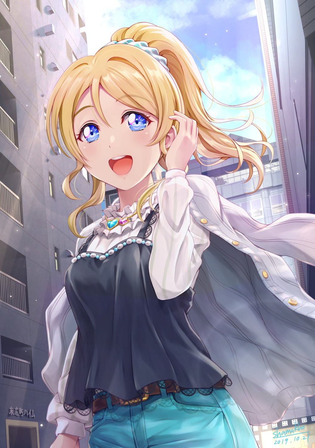 ayase_eli love_live! shamakho