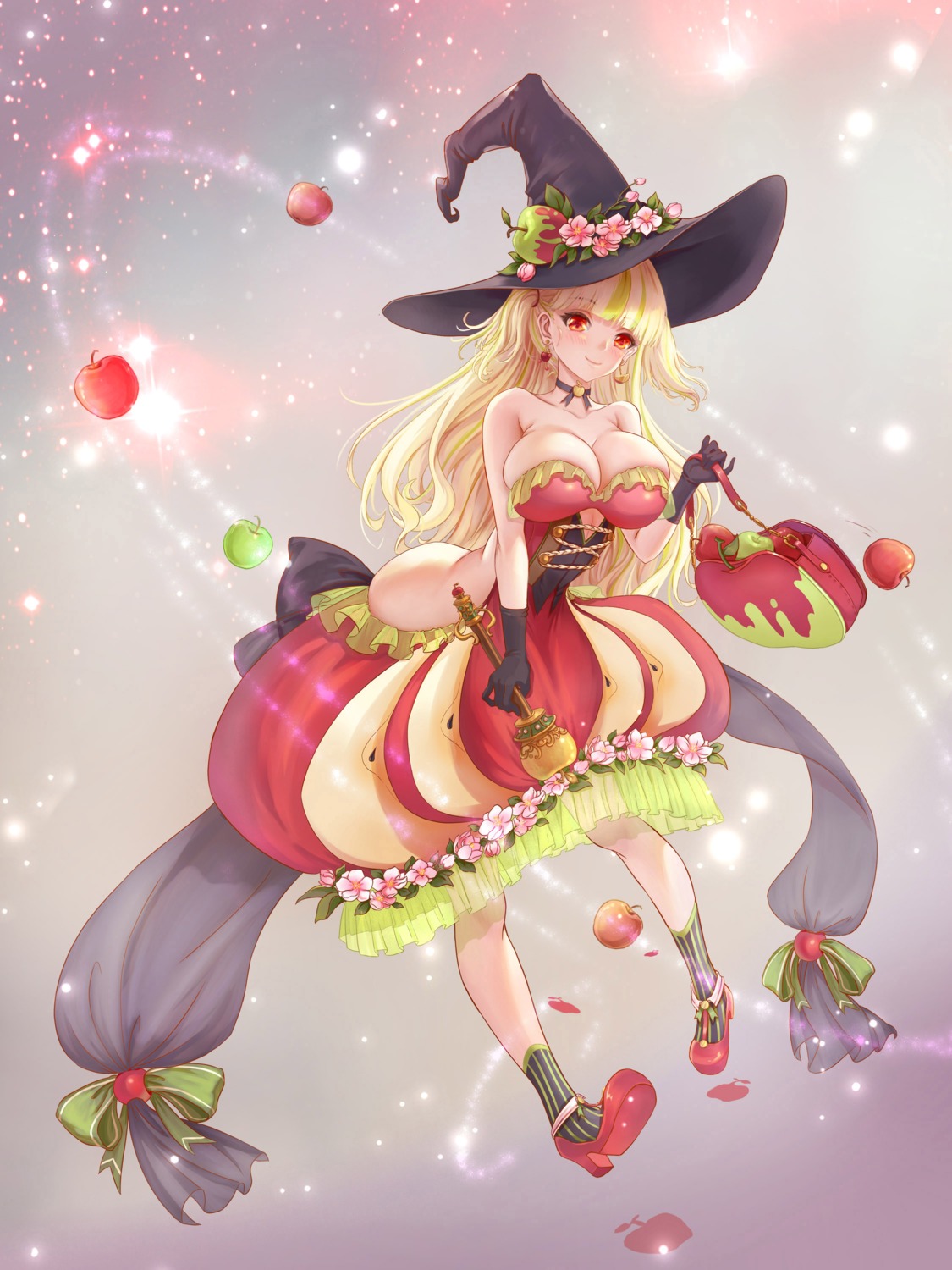 dress fruits_fulcute! heels no_bra nopan theleopardcat witch