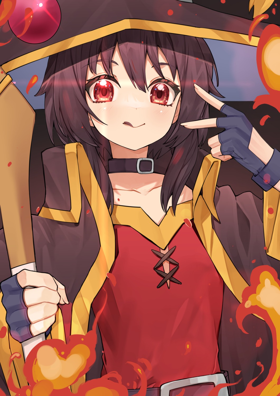 The weapon of Megumin in Kono Subarashii Sekai ni Shukufuku wo !