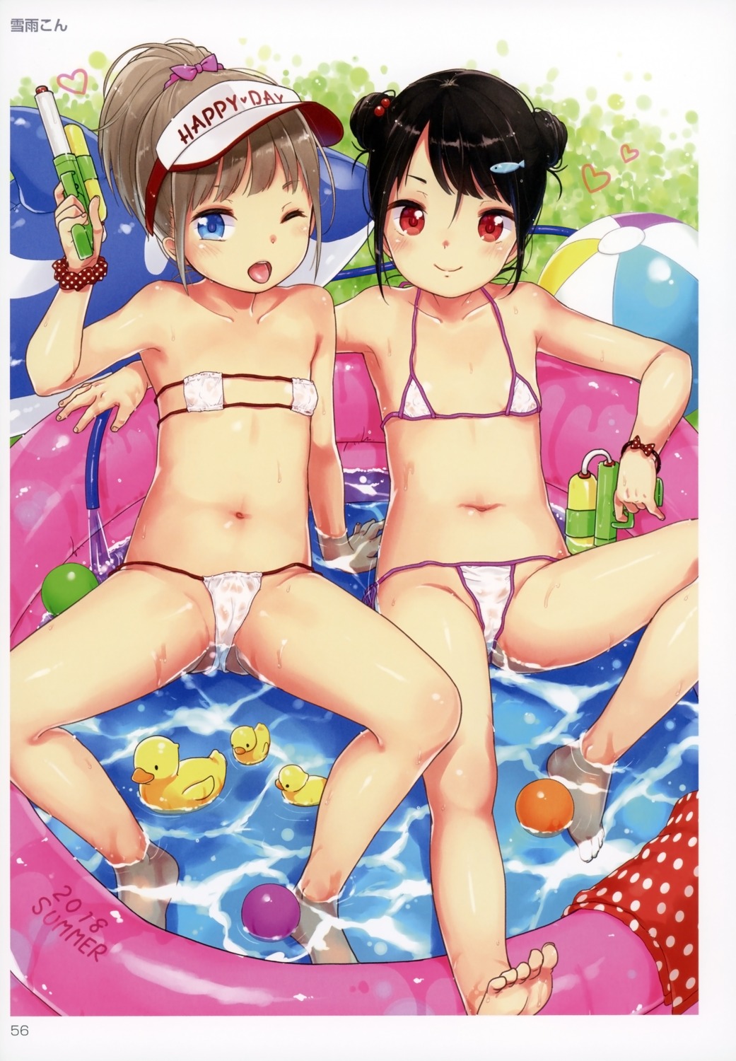bikini cameltoe gun loli swimsuits wet yukiu_con