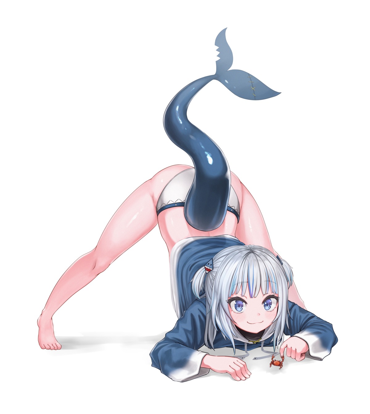 5ent_(bullbug) ass bikini gawr_gura hololive hololive_english swimsuits tail