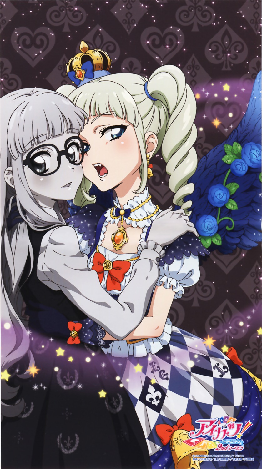 aikatsu! dress ishikawa_kayoko megane toudou_yurika