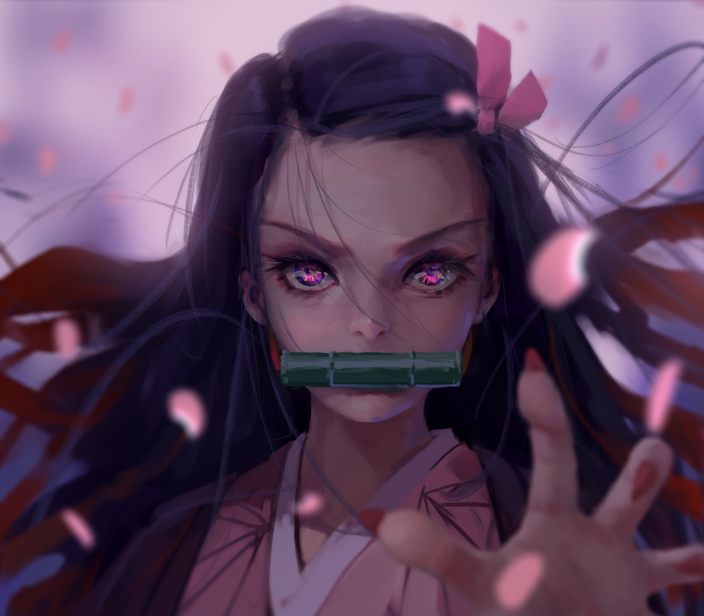 japanese_clothes kamado_nezuko kimetsu_no_yaiba wlop