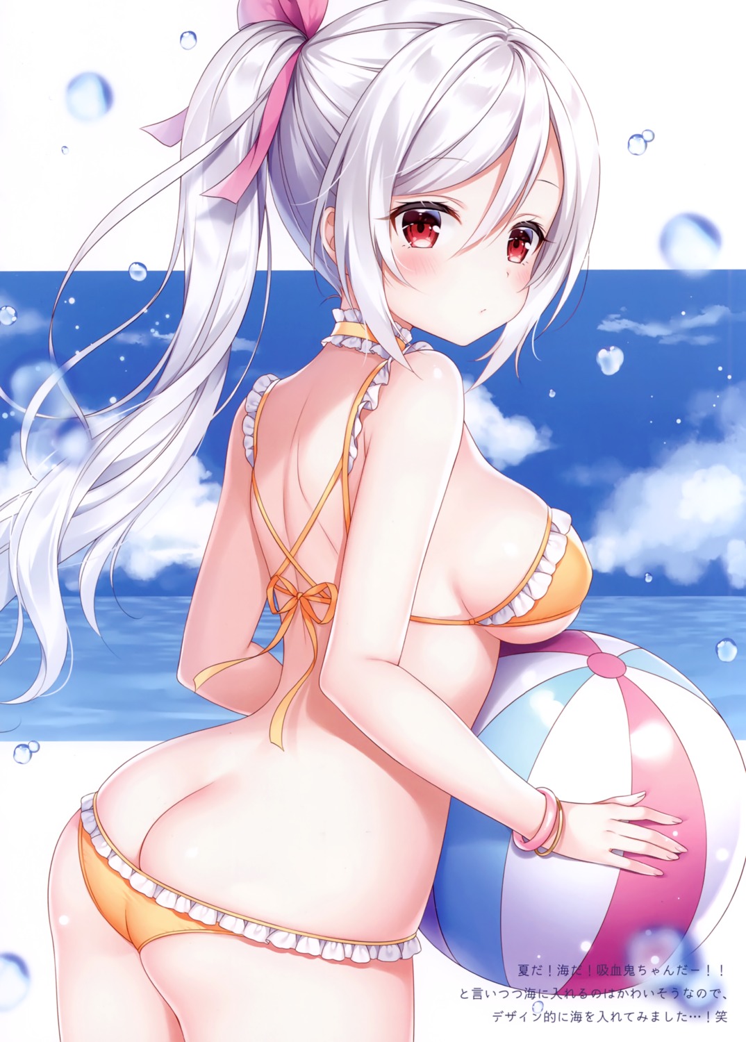 bikini kyuuketsuki-chan_(mitsuba_choco) mermerry mitsuba_choco swimsuits