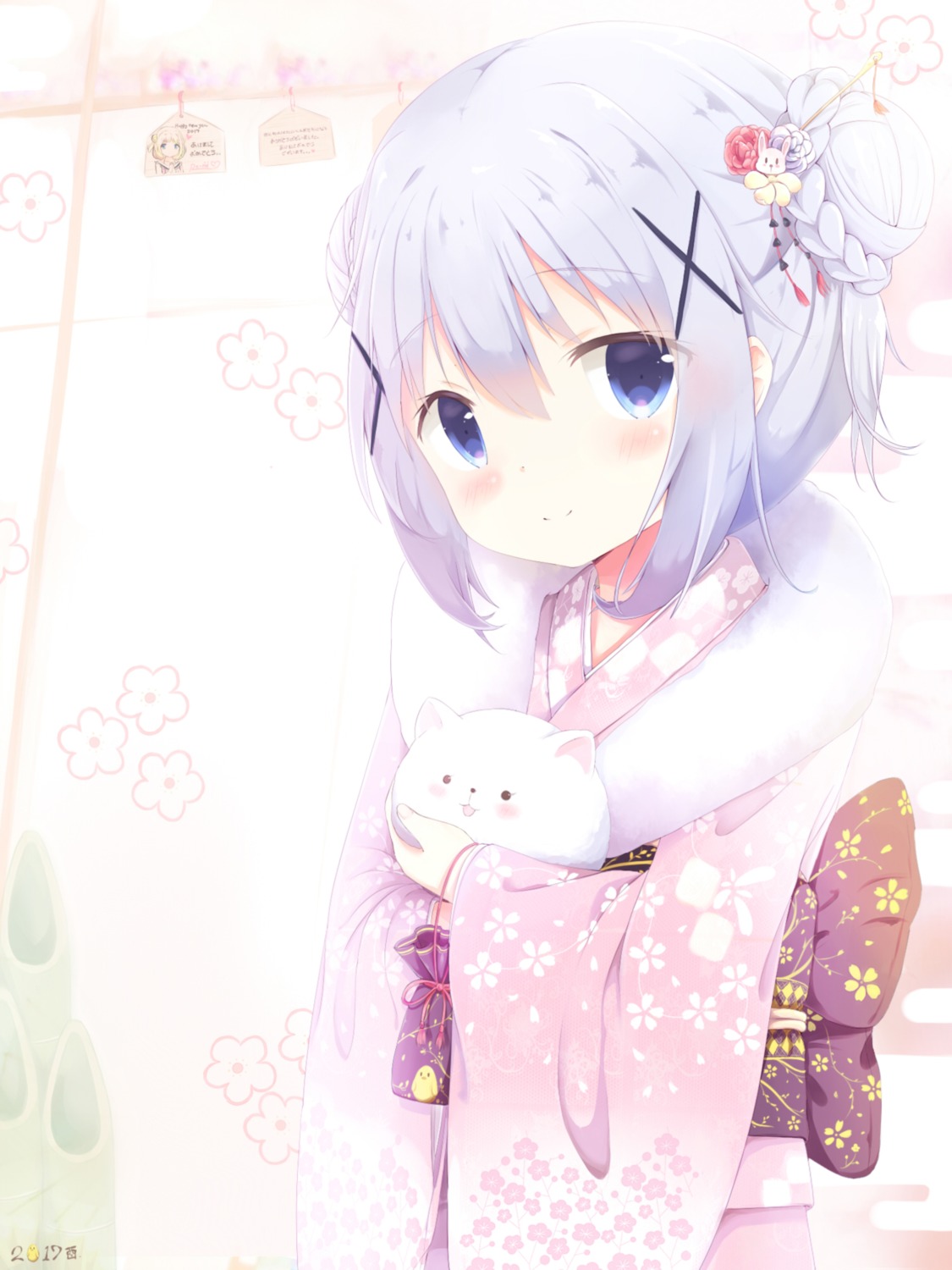 gochuumon_wa_usagi_desu_ka? kafuu_chino kimono re-vivi tippy_(gochiusa)