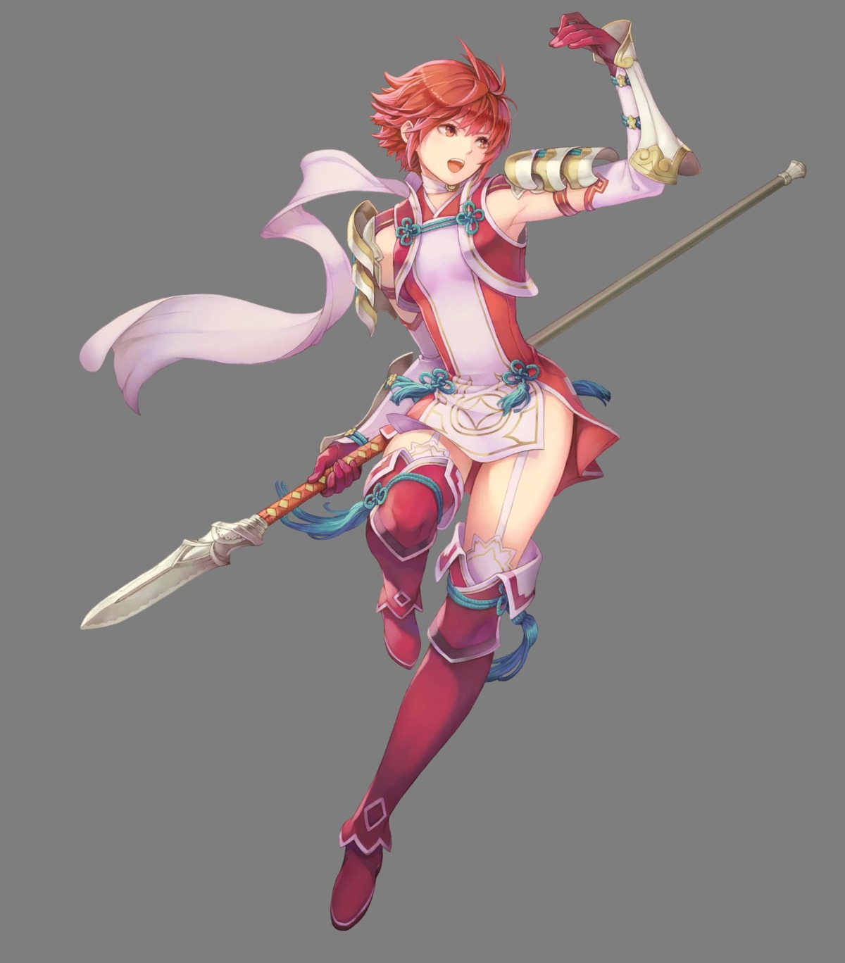 armor asian_clothes fire_emblem fire_emblem_heroes fire_emblem_if haccan hinoka nintendo stockings thighhighs transparent_png weapon