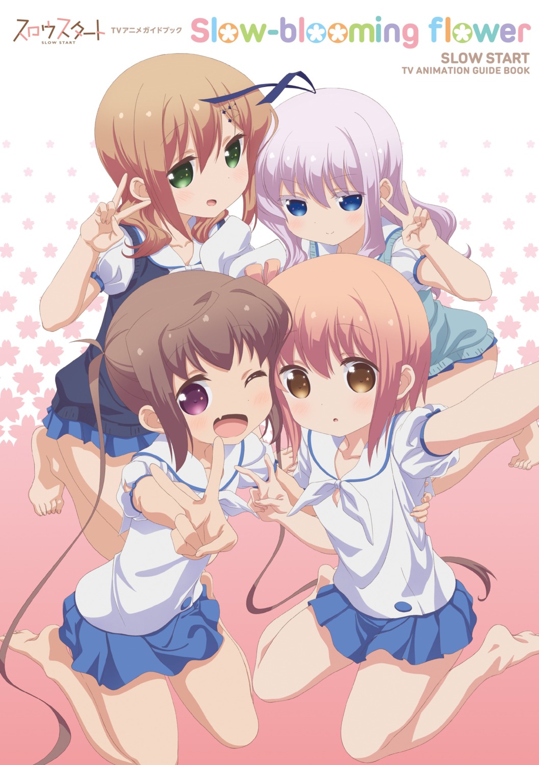 anno_masato ichinose_hana momochi_tamate seifuku sengoku_kamuri slow_start sweater tokura_eiko