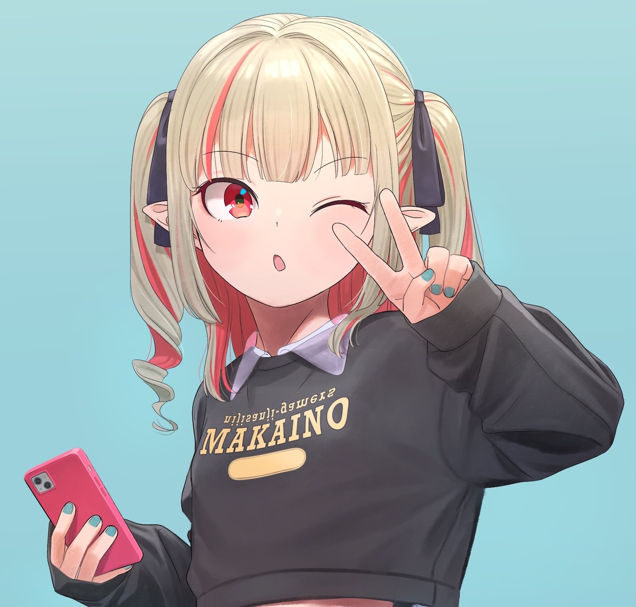 makaino_ririmu nijisanji nijisanji_gamers pointy_ears sabamen