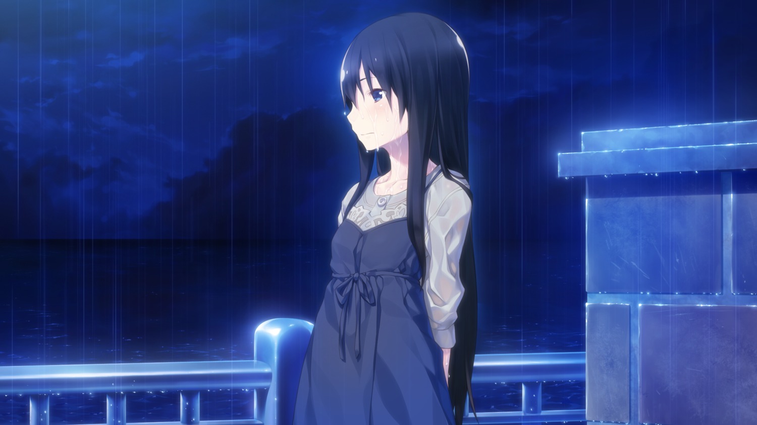 10mile dress game_cg hana_wa_oritashi_kozue_wa_takashi jiyu2 see_through wet_clothes