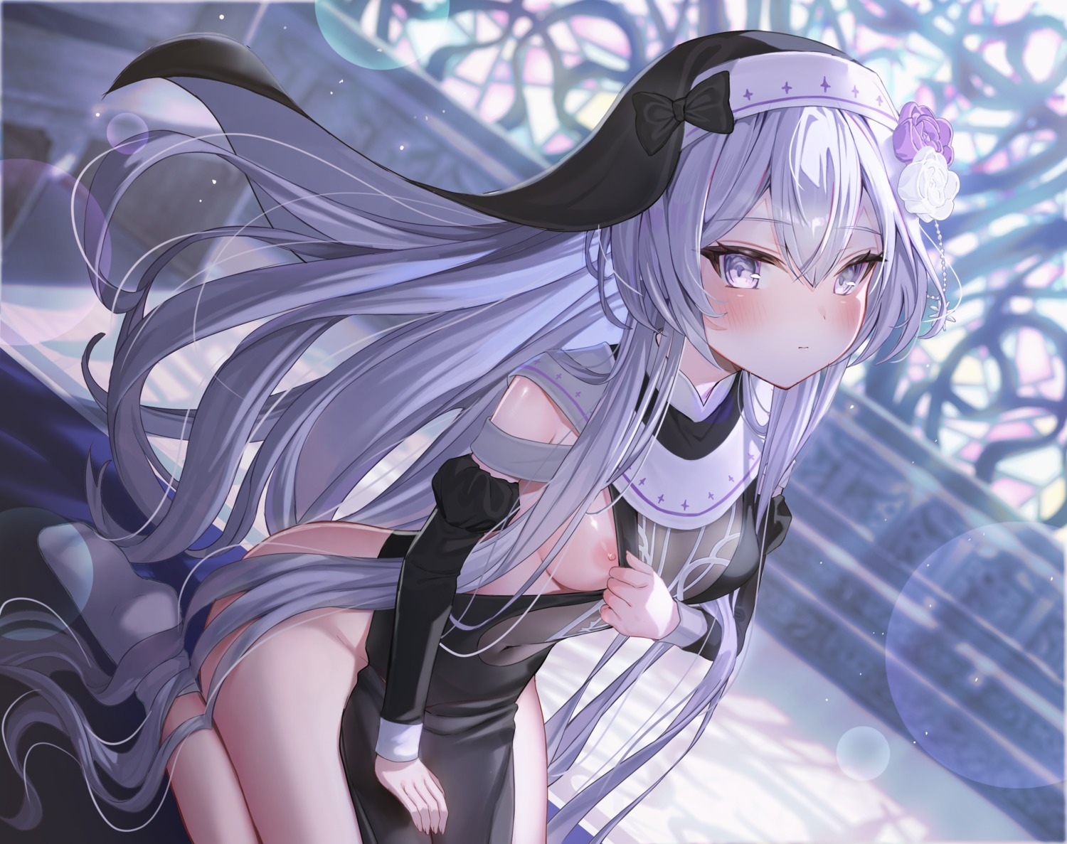 nipples no_bra nopan nun sanada_keisui