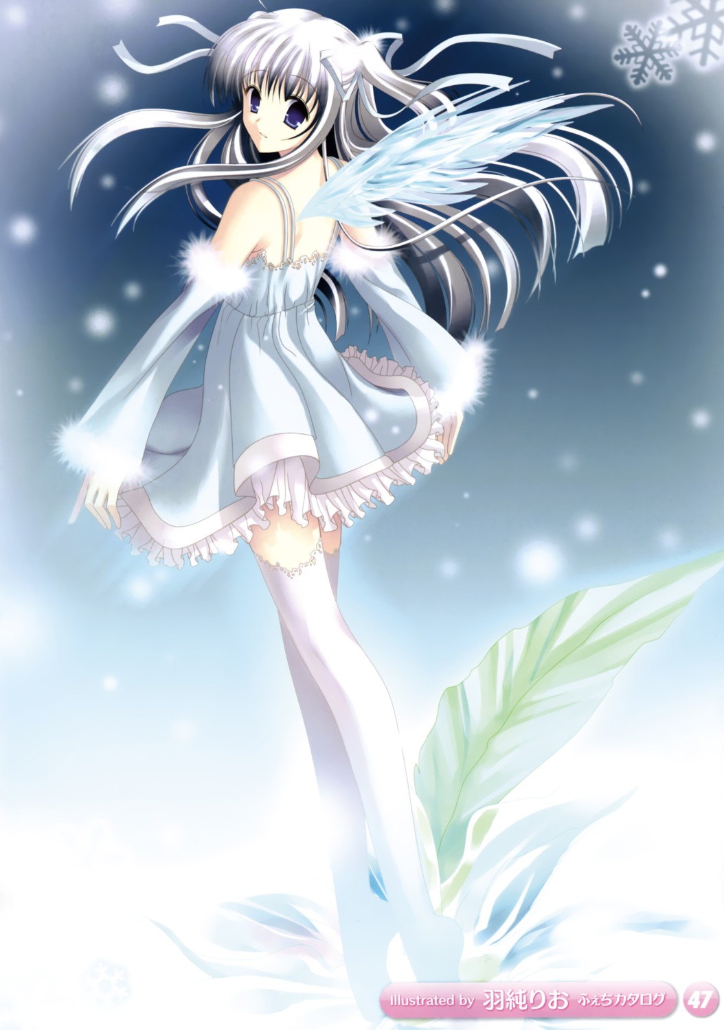 dress hazumi_rio thighhighs wings