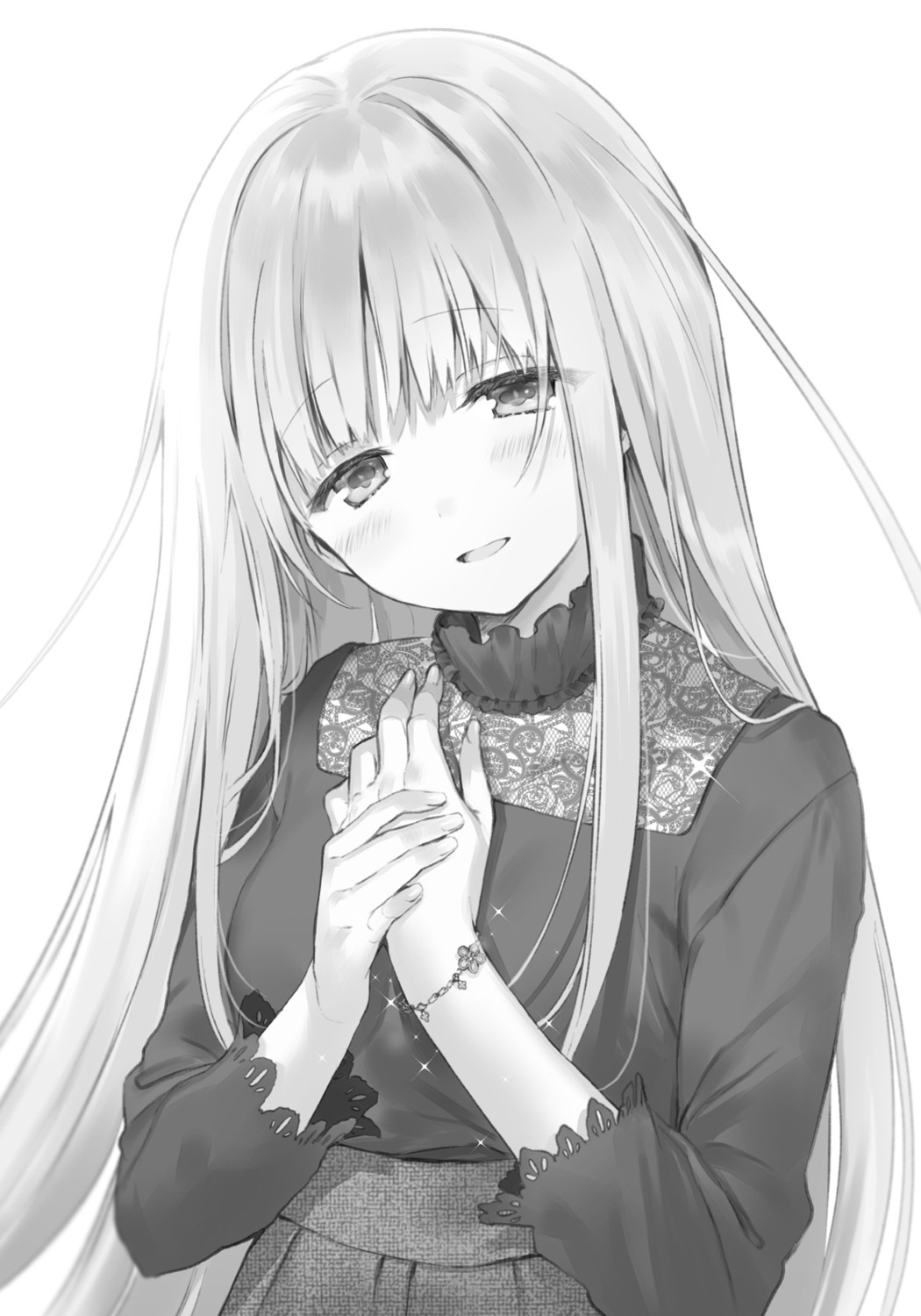 hanekoto monochrome otonari_no_tenshi-sama_ni_itsunomanika_dame_ningen_ni_sareteita_ken shiina_mahiru