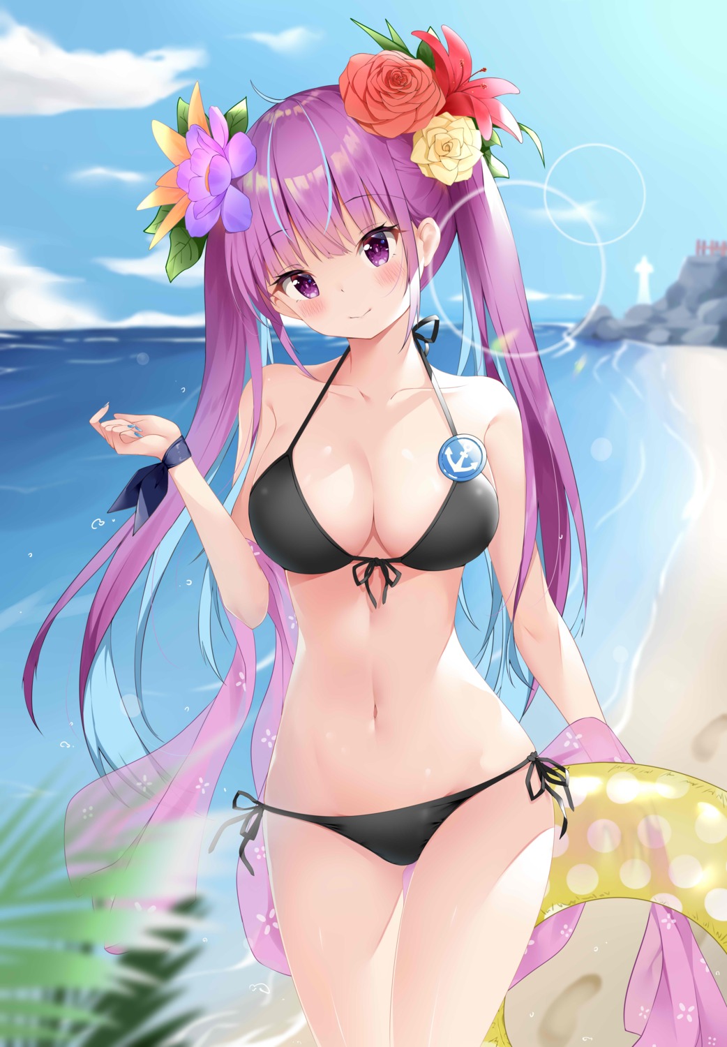 bikini hololive minato_aqua swimsuits yimiao