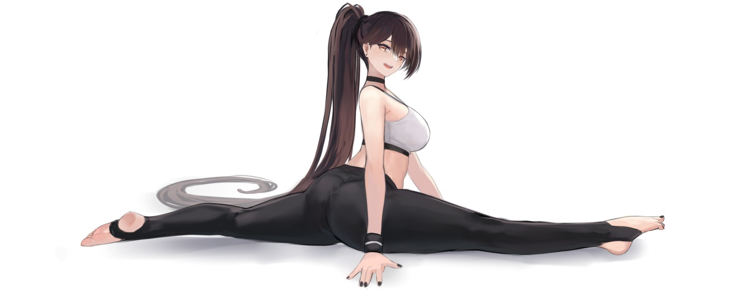 ass azur_lane bra chiyu1182 sketch zuikaku_(azur_lane)