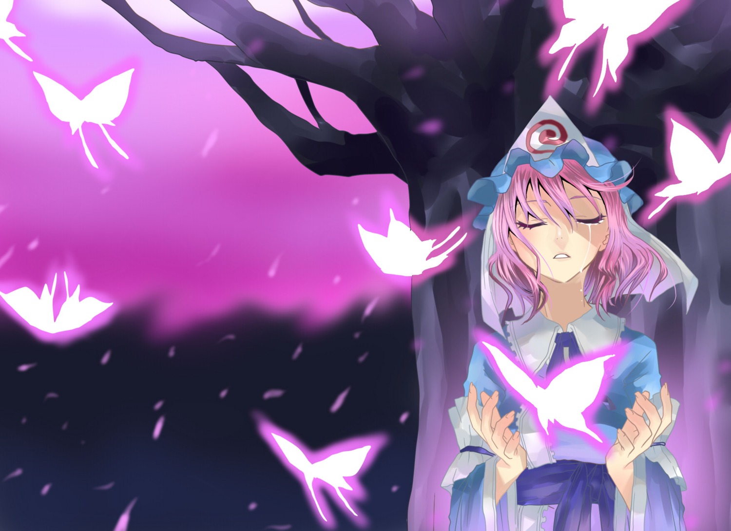 saigyouji_yuyuko shayuki touhou