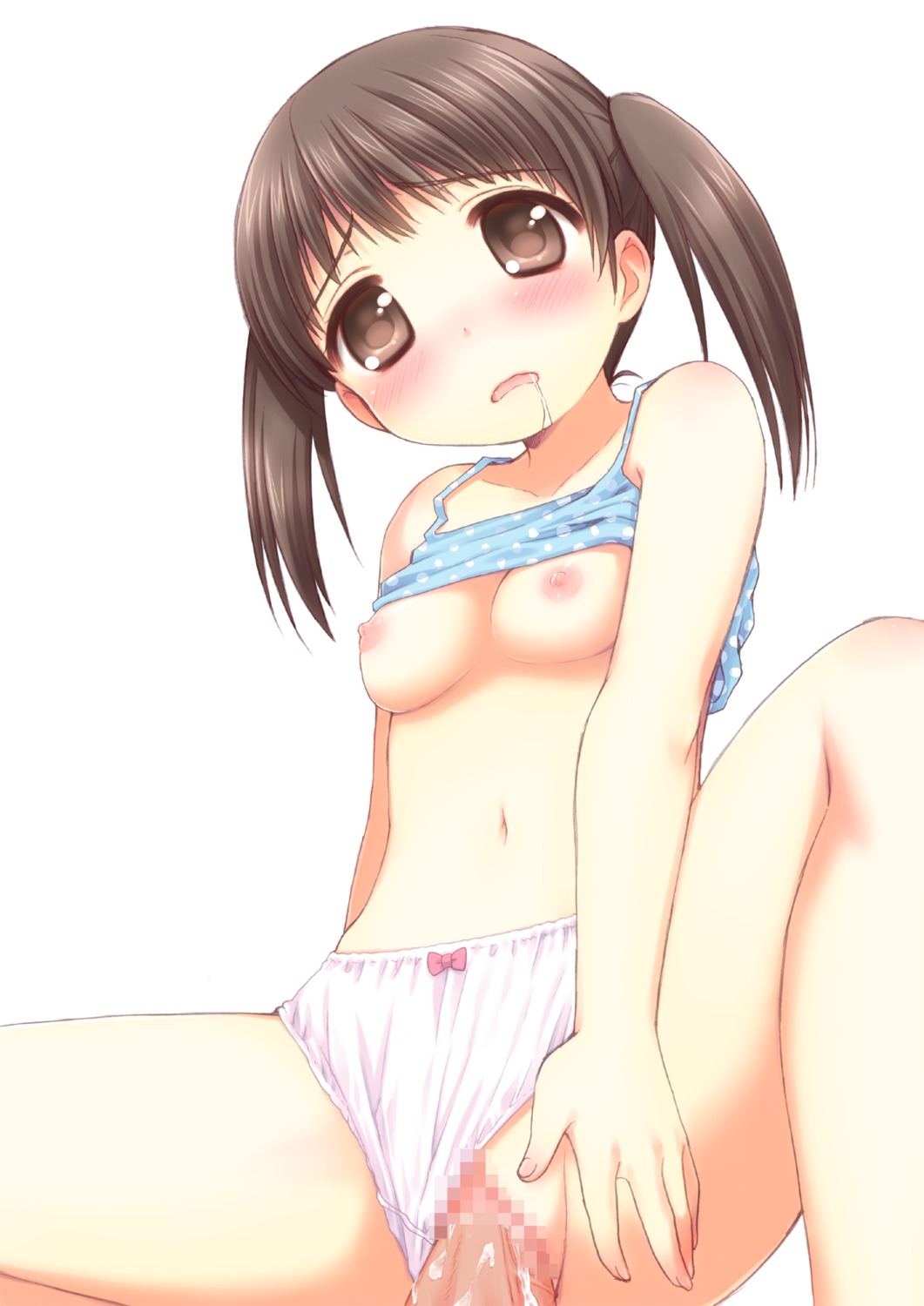 breasts censored loli nipples no_bra pantsu penis pussy pussy_juice sex shirt_lift usashiro_mani