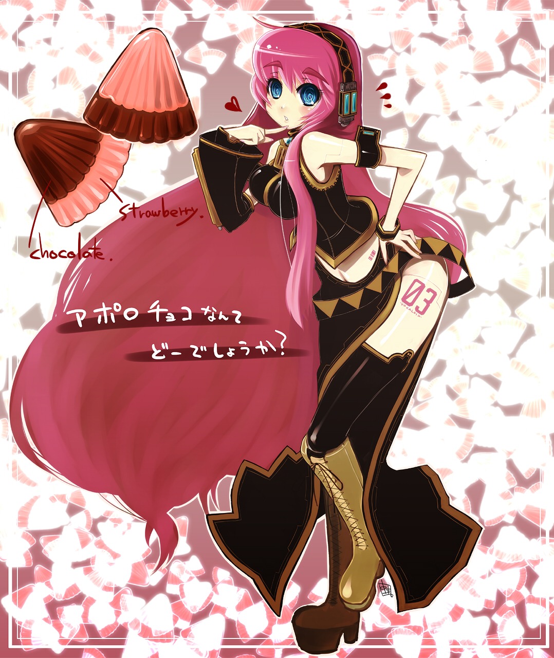 megurine_luka shimizukaeru thighhighs vocaloid