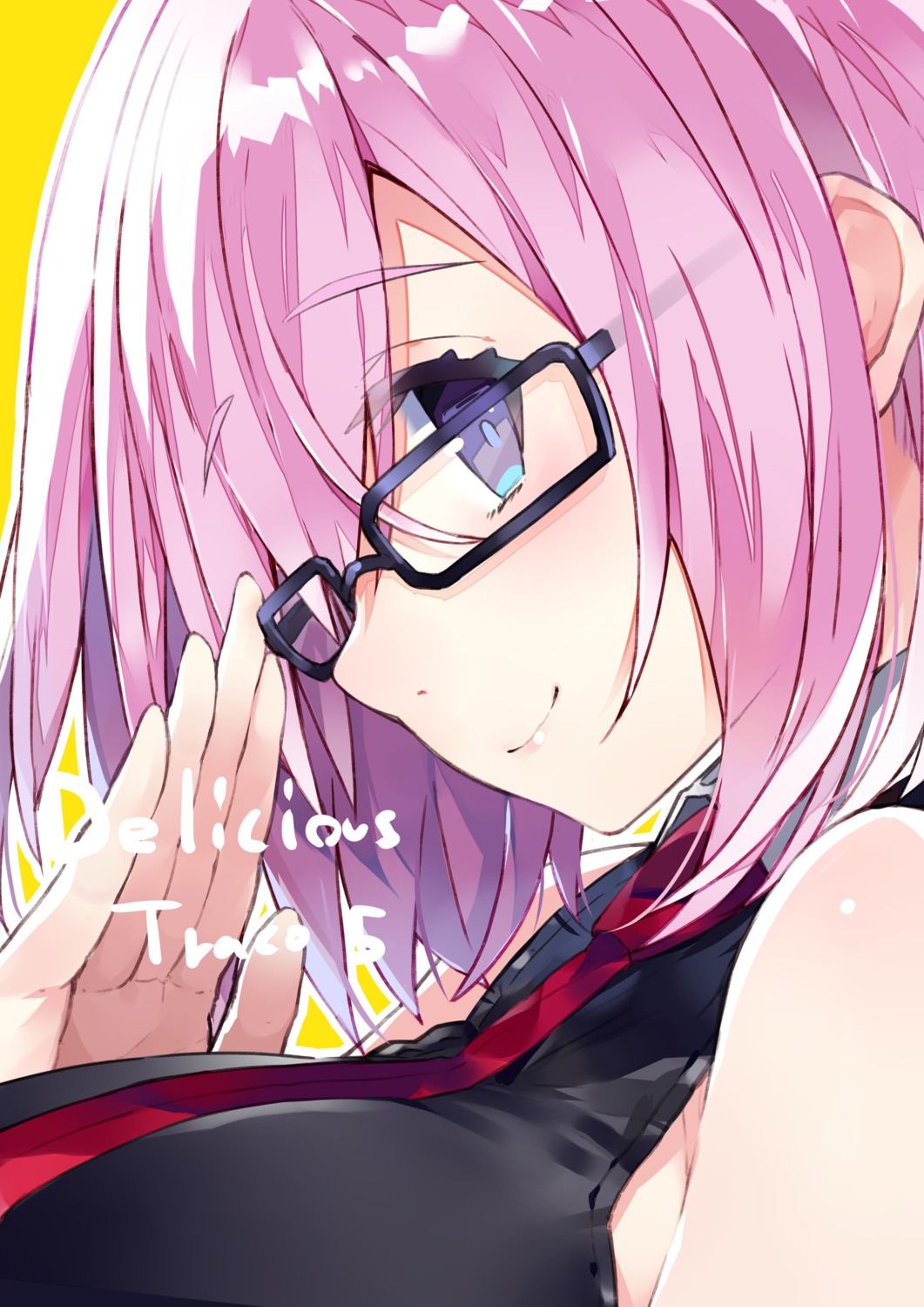 fate/grand_order kou_mashiro mash_kyrielight megane