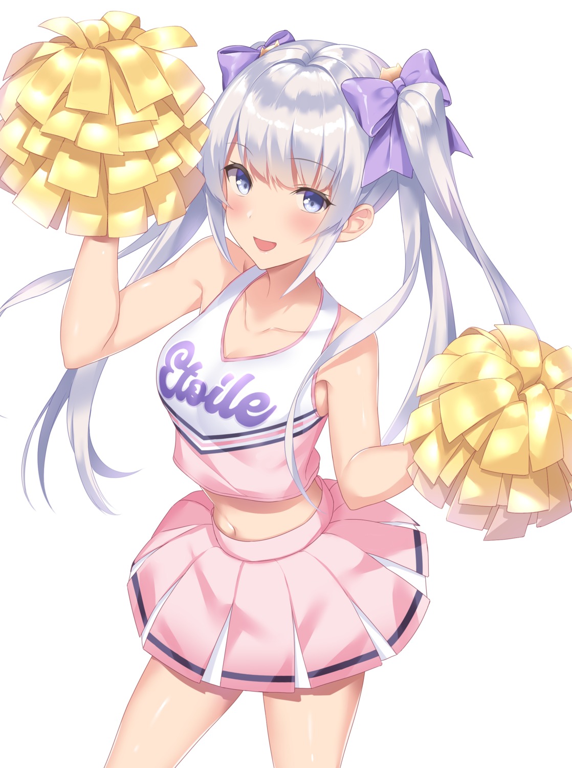 cheerleader cleavage nekomori_kaburi