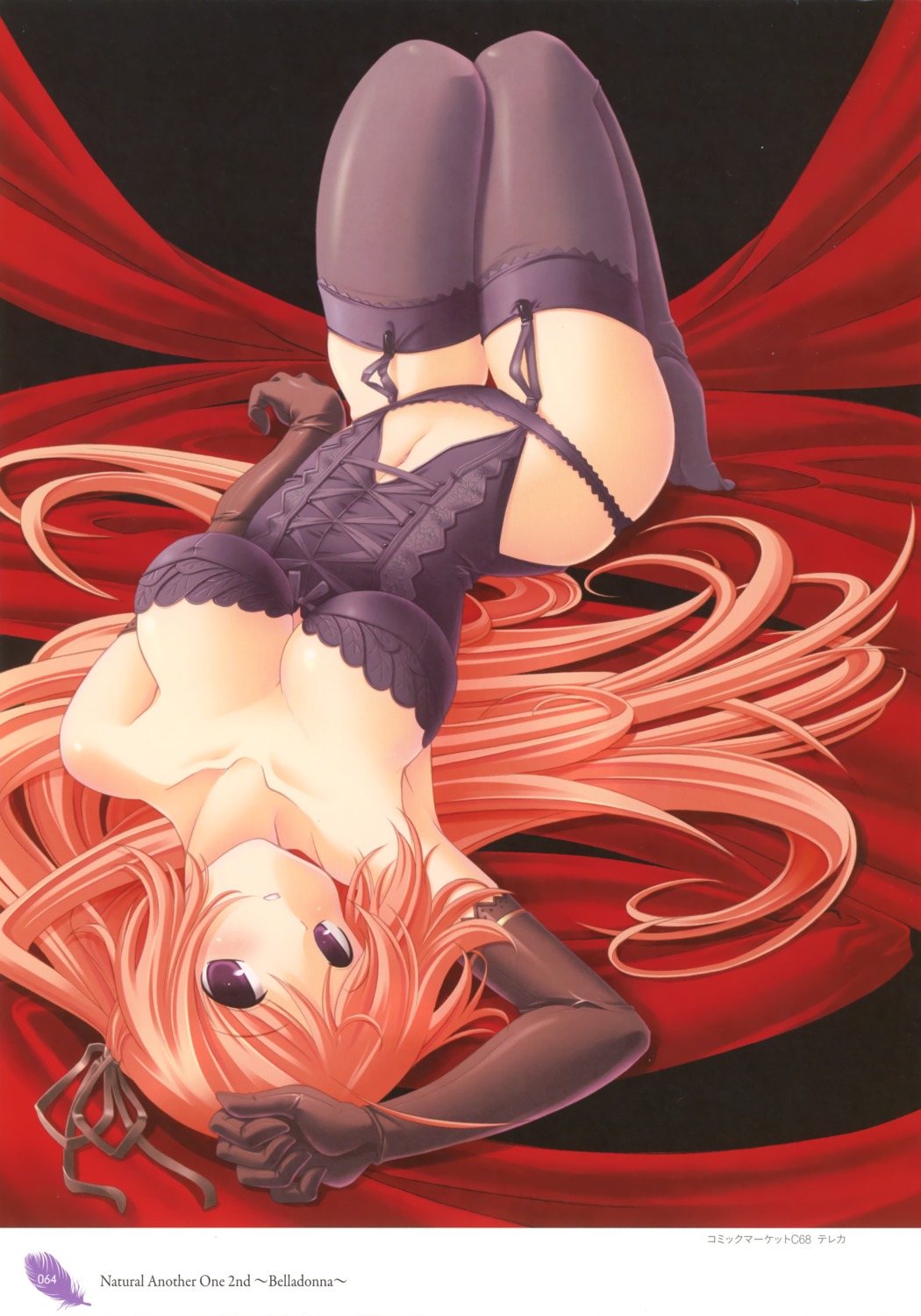 cleavage lingerie natural_another_one_2nd_~belladonna~ pantsu stockings thighhighs tsurugi_hagane yachigusa_itsuki