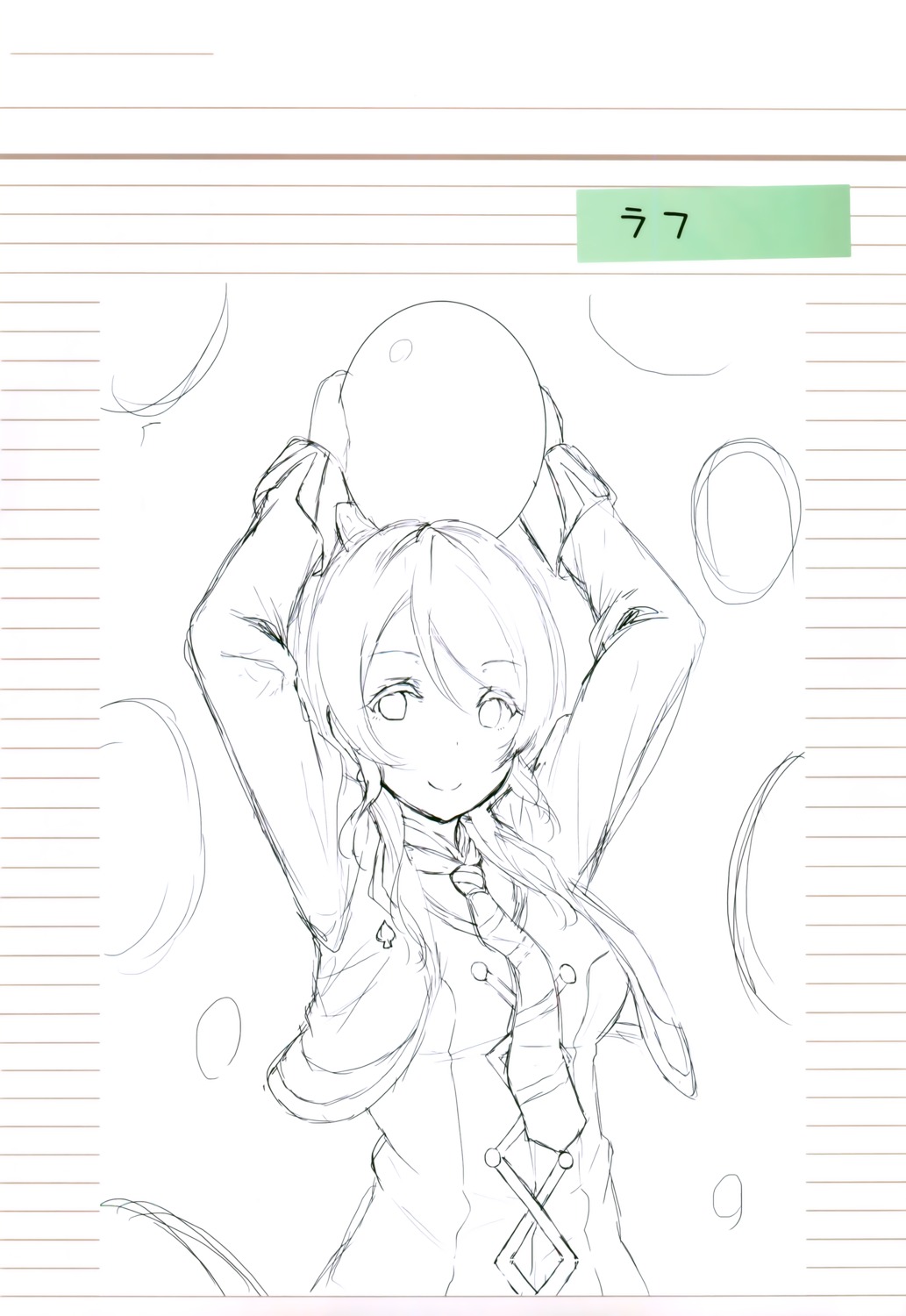 ayase_eli love_live! siva. sketch