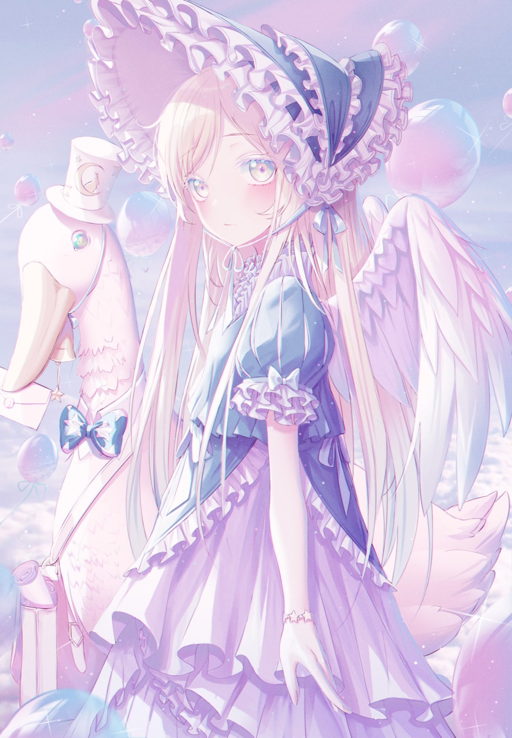 dress gothic_lolita lolita_fashion okazu_(eightstudio) wings