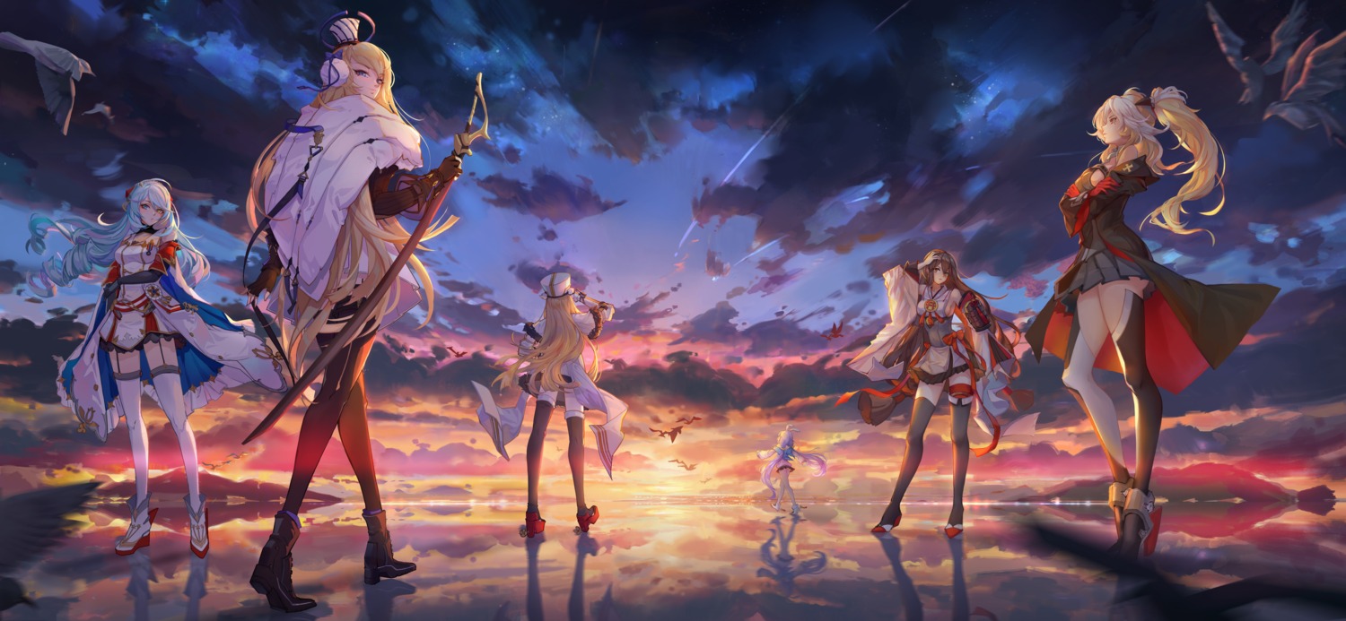 animal_ears armor breast_hold bunny_ears chengchenwang dawn:_moment_of_victory garter heels no_bra pantsu pantyhose skirt_lift stockings sword thighhighs uniform wet