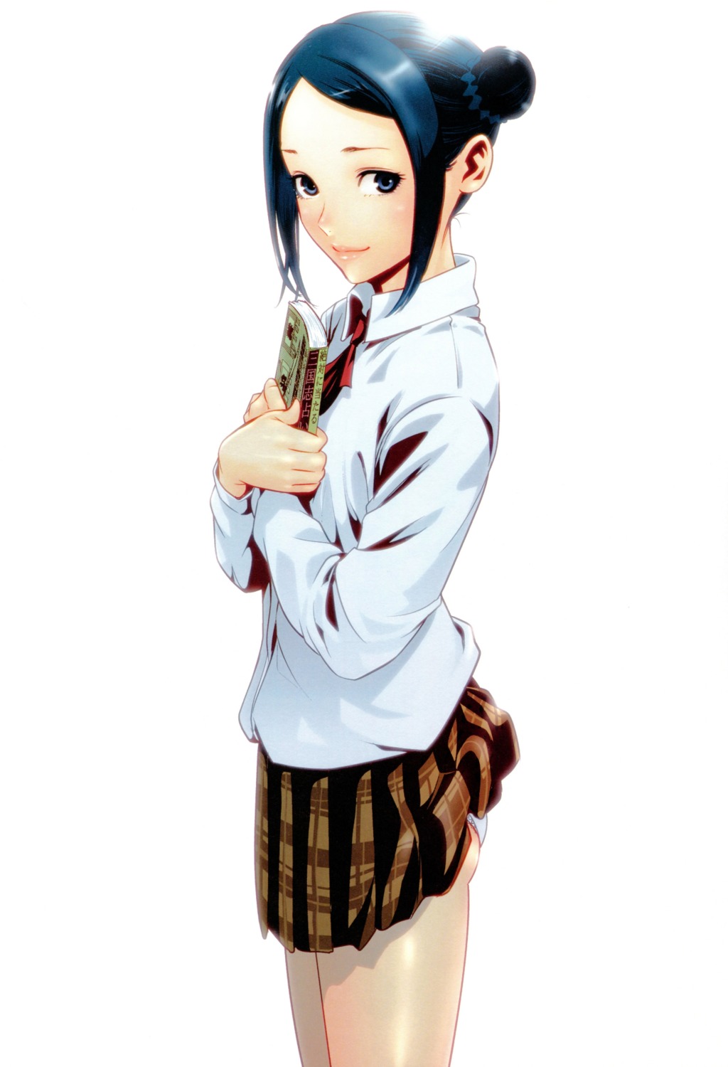 hiramoto_akira pantsu prison_school seifuku skirt_lift yokoyama_mitsuko