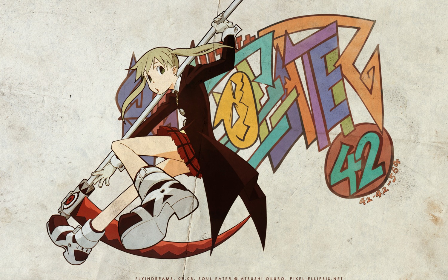 maka_albarn soul_eater wallpaper watermark