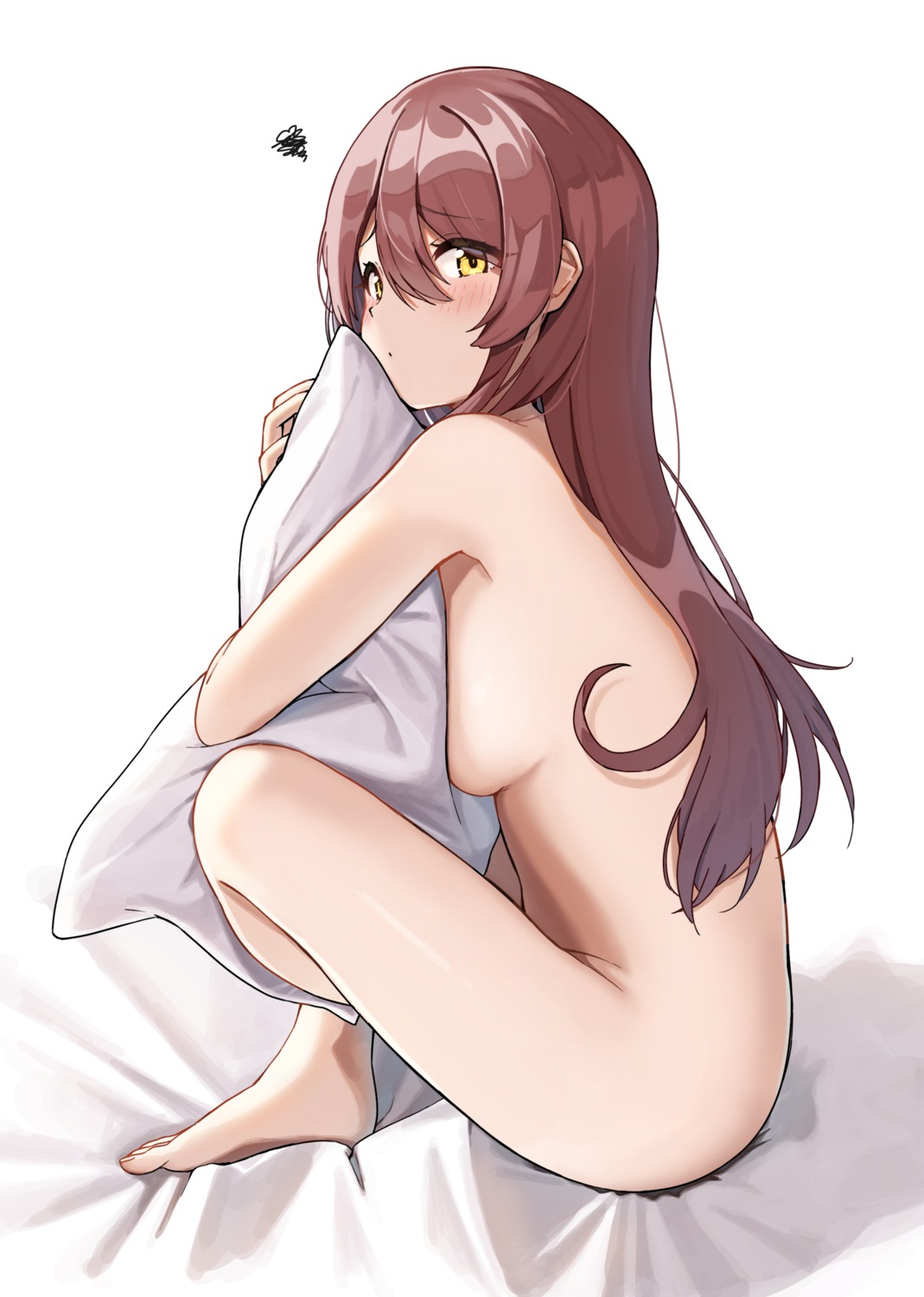 naked oosaki_tenka the_idolm@ster the_idolm@ster_shiny_colors wanimaru