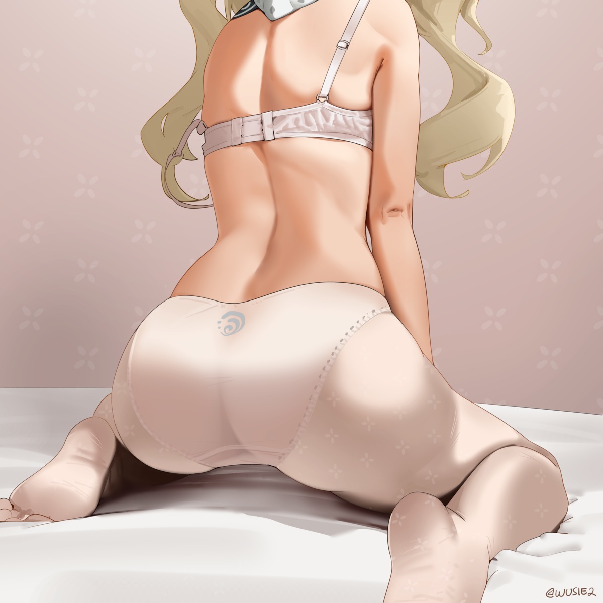 ass barbara_(genshin_impact) bra feet genshin_impact pantsu pantyhose wusie2