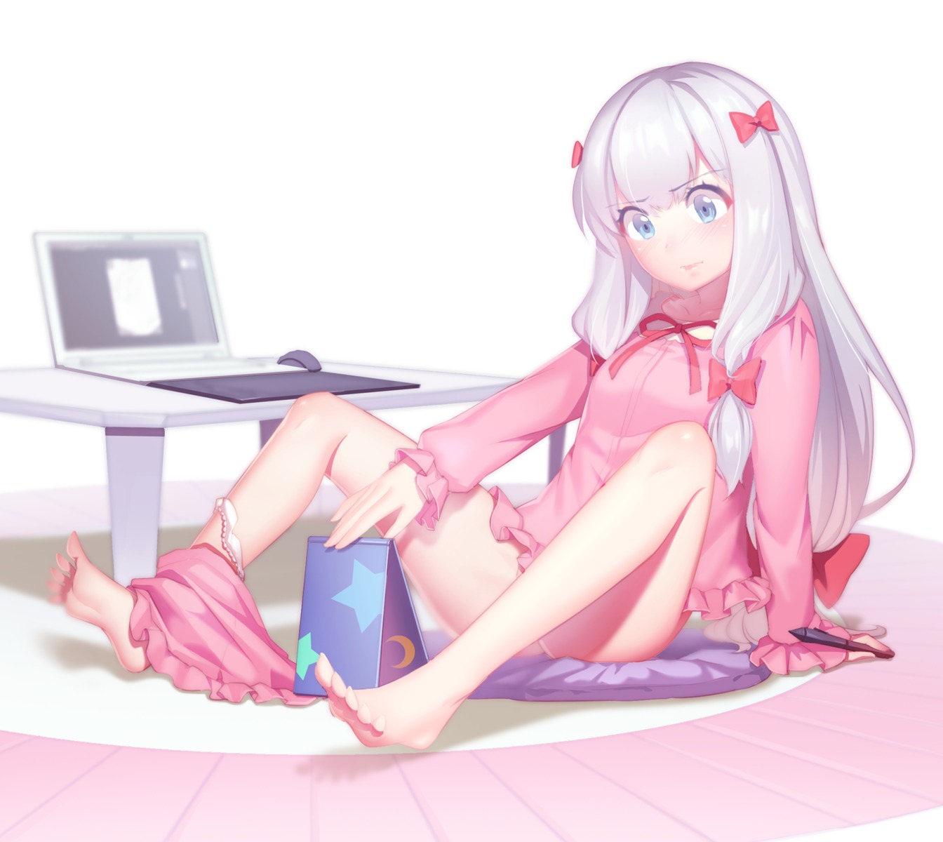 eromanga-sensei feet fiodo izumi_sagiri pajama pantsu panty_pull